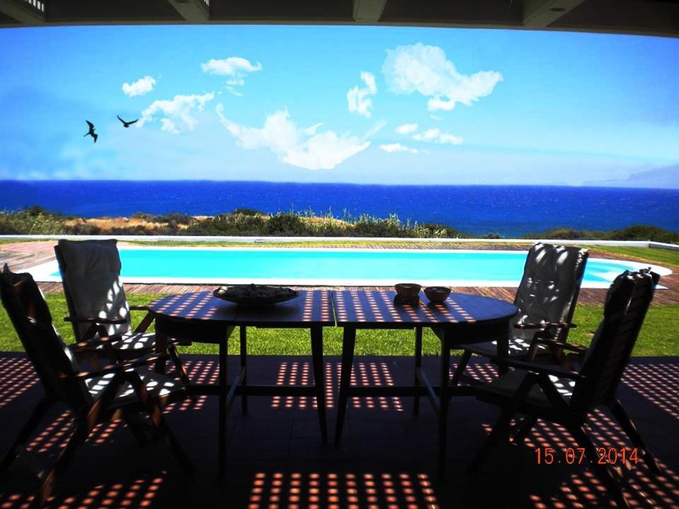 Cristelia Seafront & Pool Villa Lacónia Exterior foto