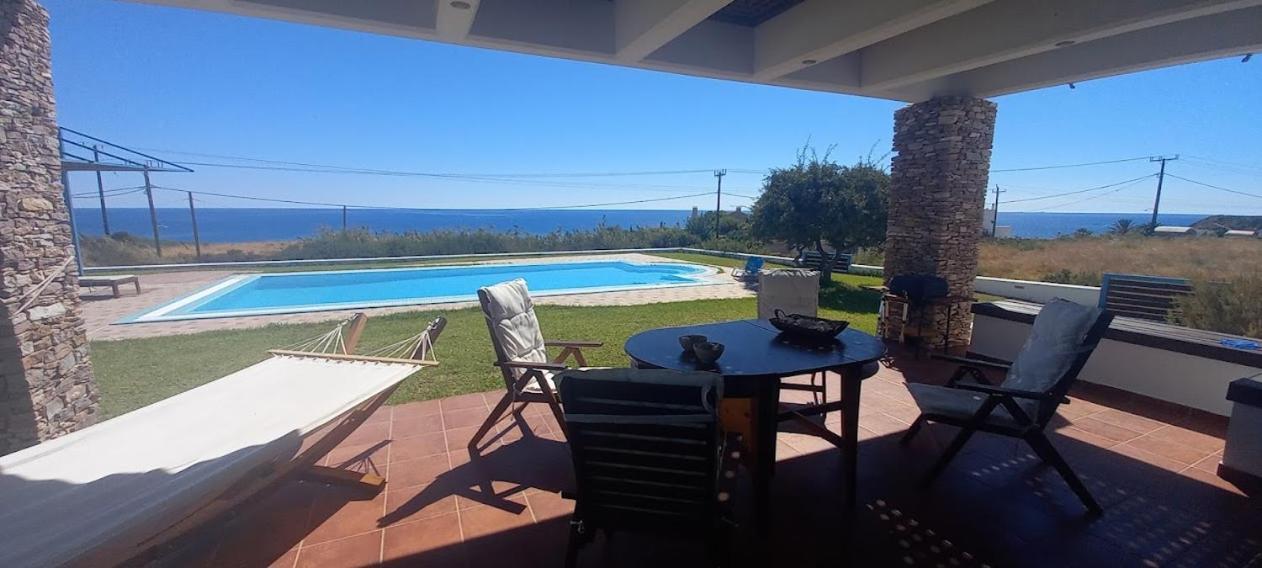 Cristelia Seafront & Pool Villa Lacónia Exterior foto